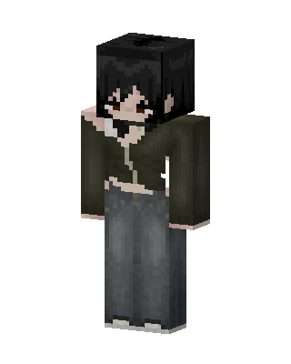 Moody Hoodie skin, 3D preview
