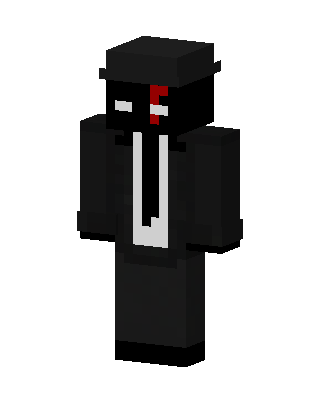 Shadow Suit Man skin, 3D preview