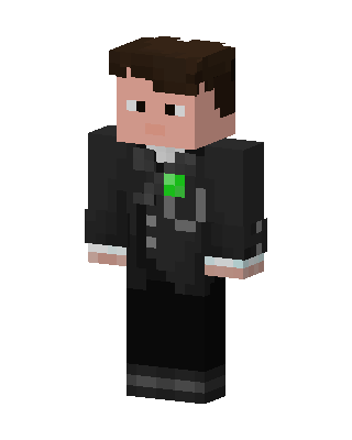 Green Gem Suit skin, 3D preview