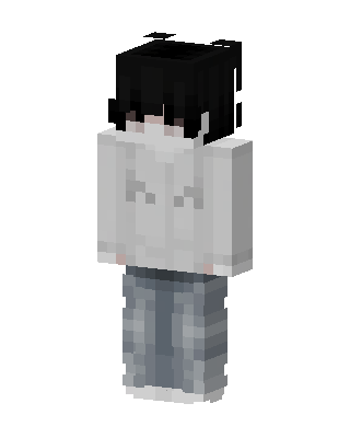 White Player Boy skin, 3D preview