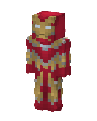 Iron Man skin, 3D preview