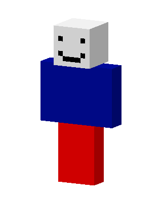 Smiley Block skin, 3D preview