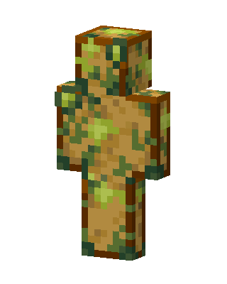 Mossy Golem skin, 3D preview