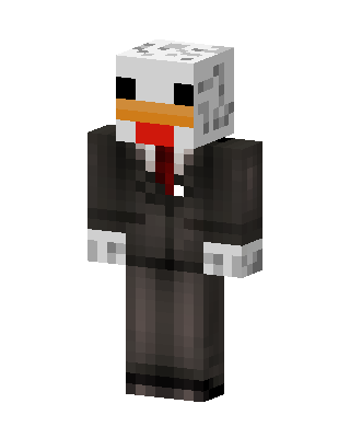 Chicken In Suit skin, 3D preview