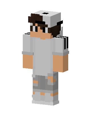 Streetwear Cap Boy skin, 3D preview