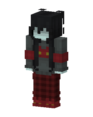 Marceline skin, 3D preview