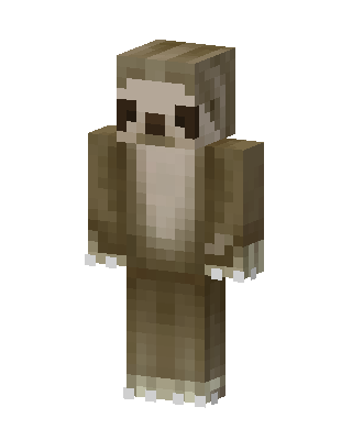 Sloth skin, 3D preview