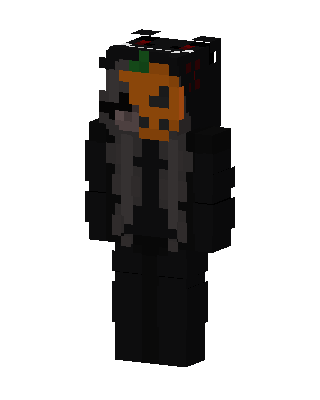 Pumpkin Wolf Minecraft skin