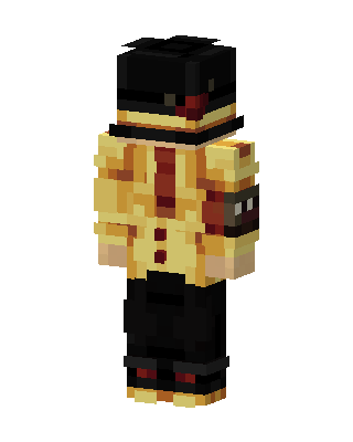 Golden Gentleman Minecraft skin