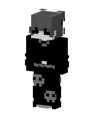 Black Player skin, 3D preview
