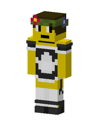 Maid Chick skin, 3D preview