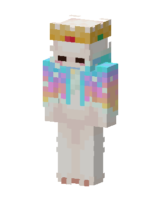 Pastel Alpaca King Minecraft skin
