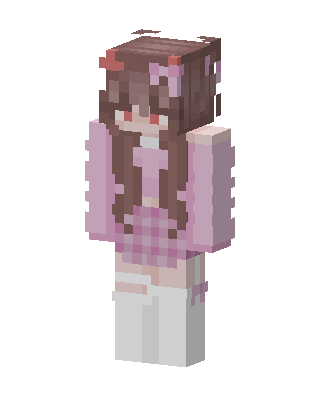 Brown Player Girl skin, 3D preview