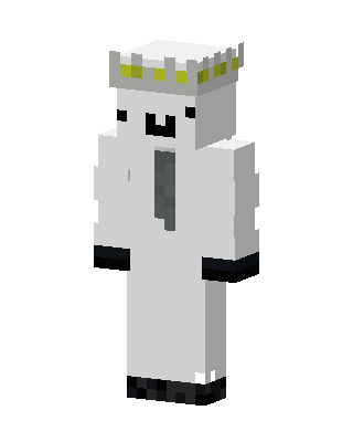 White Royal skin, 3D preview