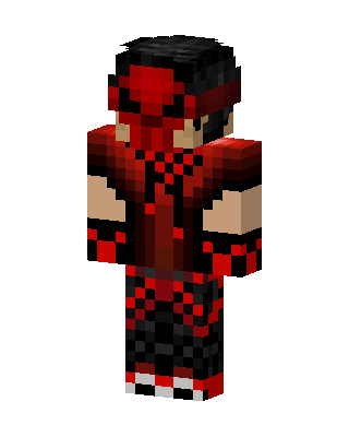 Crimson Mask skin, 3D preview