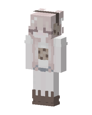 Cookie Girl skin, 3D preview