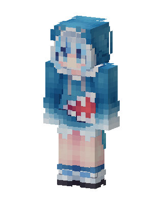 Gawr Gura Minecraft skin