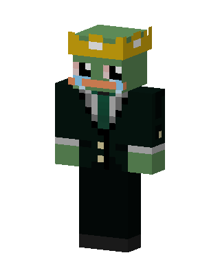 Crowned Pepe skin, 3D preview