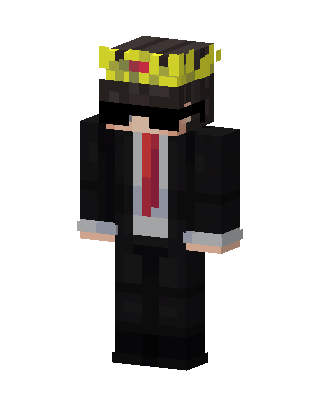 Crowned Businessman skin, 3D preview