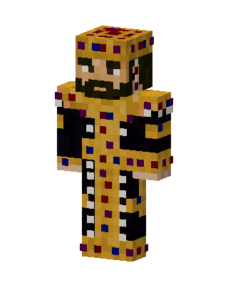 Jeweled King skin, 3D preview