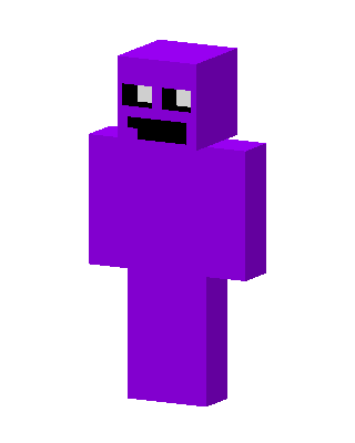 Purple Mob skin, 3D preview