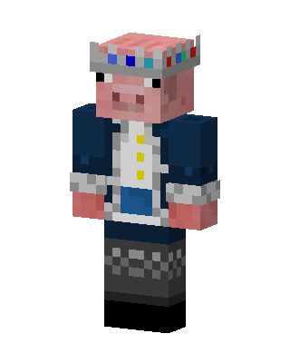 Royal Pig Prince skin, 3D preview