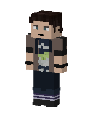 Casual Survivor skin, 3D preview