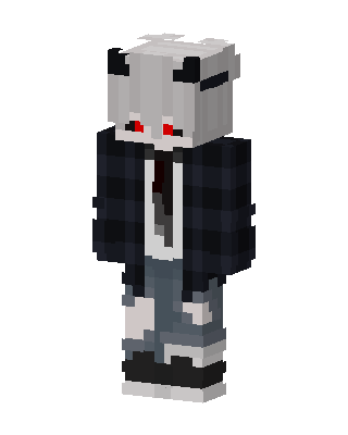 Crimson Panda Minecraft skin