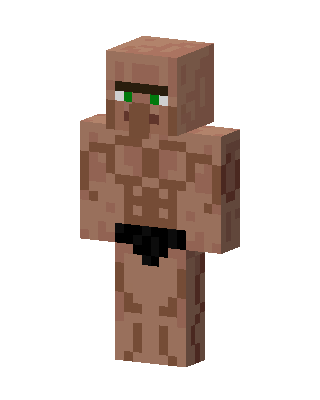 Brown Player Boy skin, 3D preview