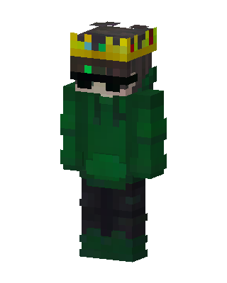 Green King Minecraft skin