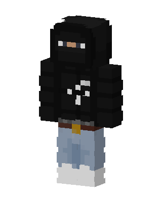 Masked Hoodie Guy Minecraft skin