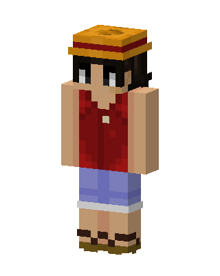 Monkey D. Luffy skin, 3D preview