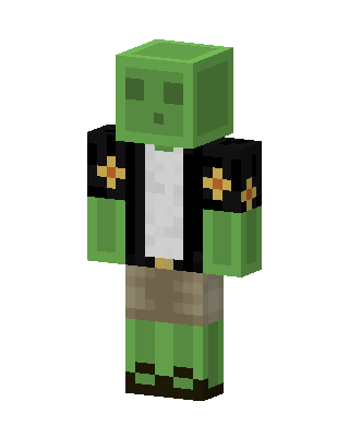 Slime Jacket skin, 3D preview
