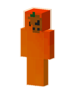 Pumpkin Suit skin, 3D preview
