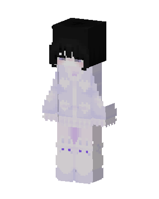 Pastel Pajama Girl skin, 3D preview