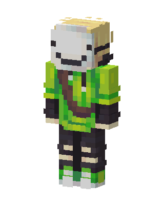 Dream Mask Hoodie skin, 3D preview