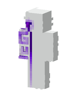 Violet Glyph Ghost skin, 3D preview
