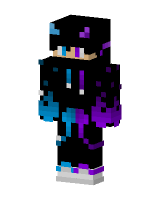 Dual Flame Hoodie skin, 3D preview