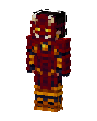 Red Oni Samurai Minecraft skin