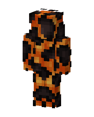 Magma Golem skin, 3D preview