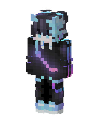 Galaxy Hoodie skin, 3D preview