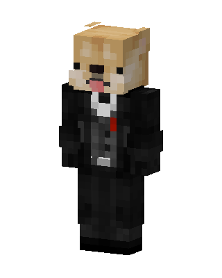 Doge Gentleman skin, 3D preview