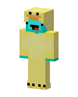 Yellow Masked Mob skin, 3D preview