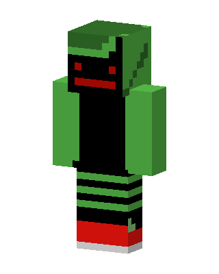 Green Villain Boy Minecraft skin