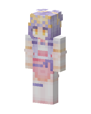 Pastel Maid skin, 3D preview