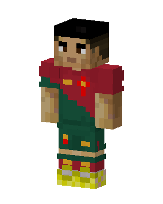 Portugal Jersey Player Minecraft skin