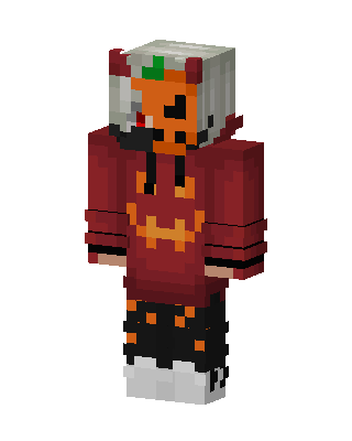 Pumpkin Hoodie Minecraft skin