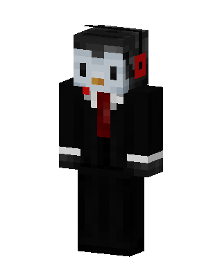 Black Villain Boy skin, 3D preview