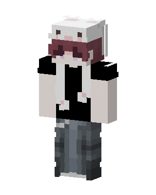 White Animal Girl Minecraft white skin