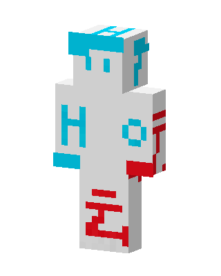 White Robot Boy skin, 3D preview